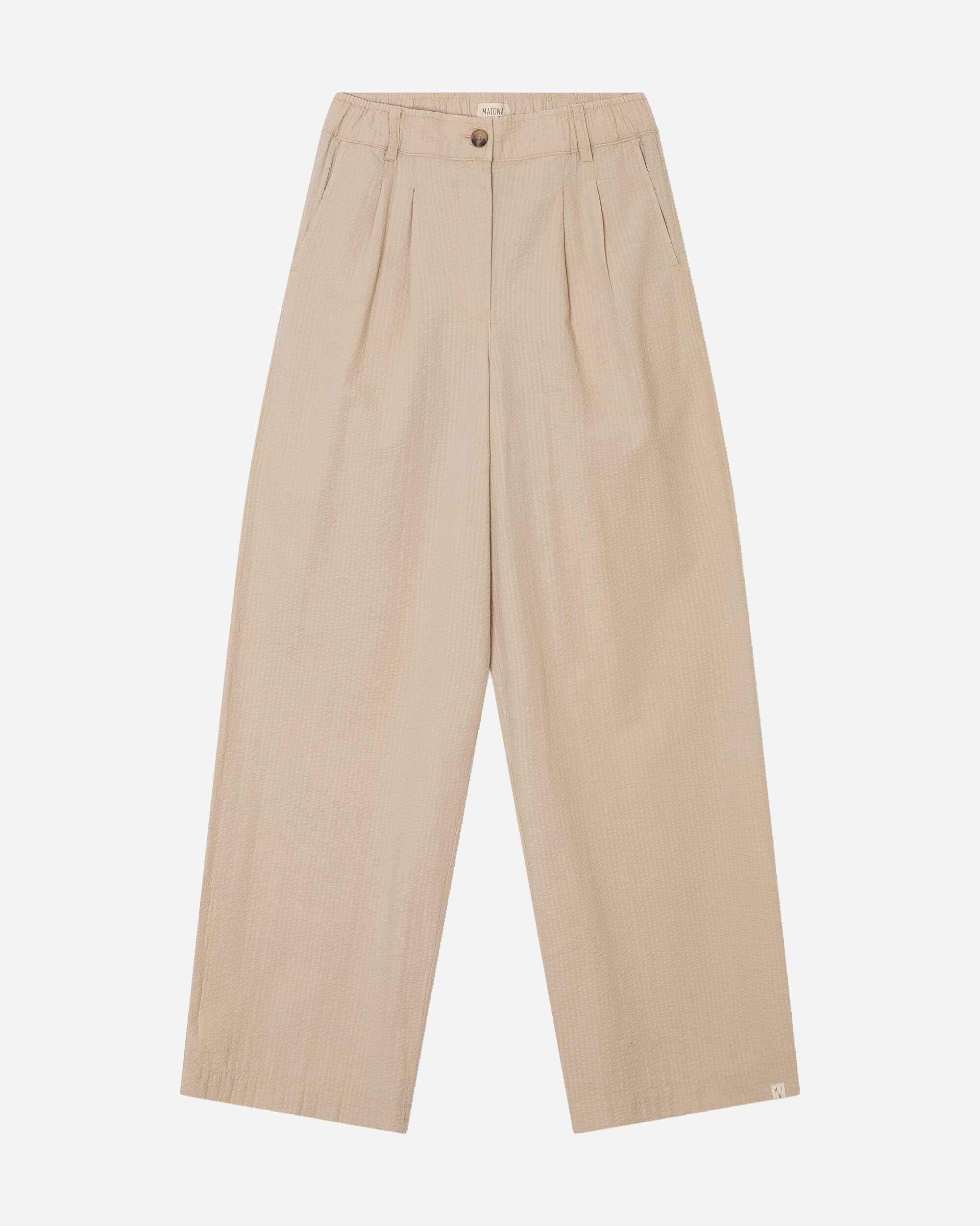 Pleated Pants sand