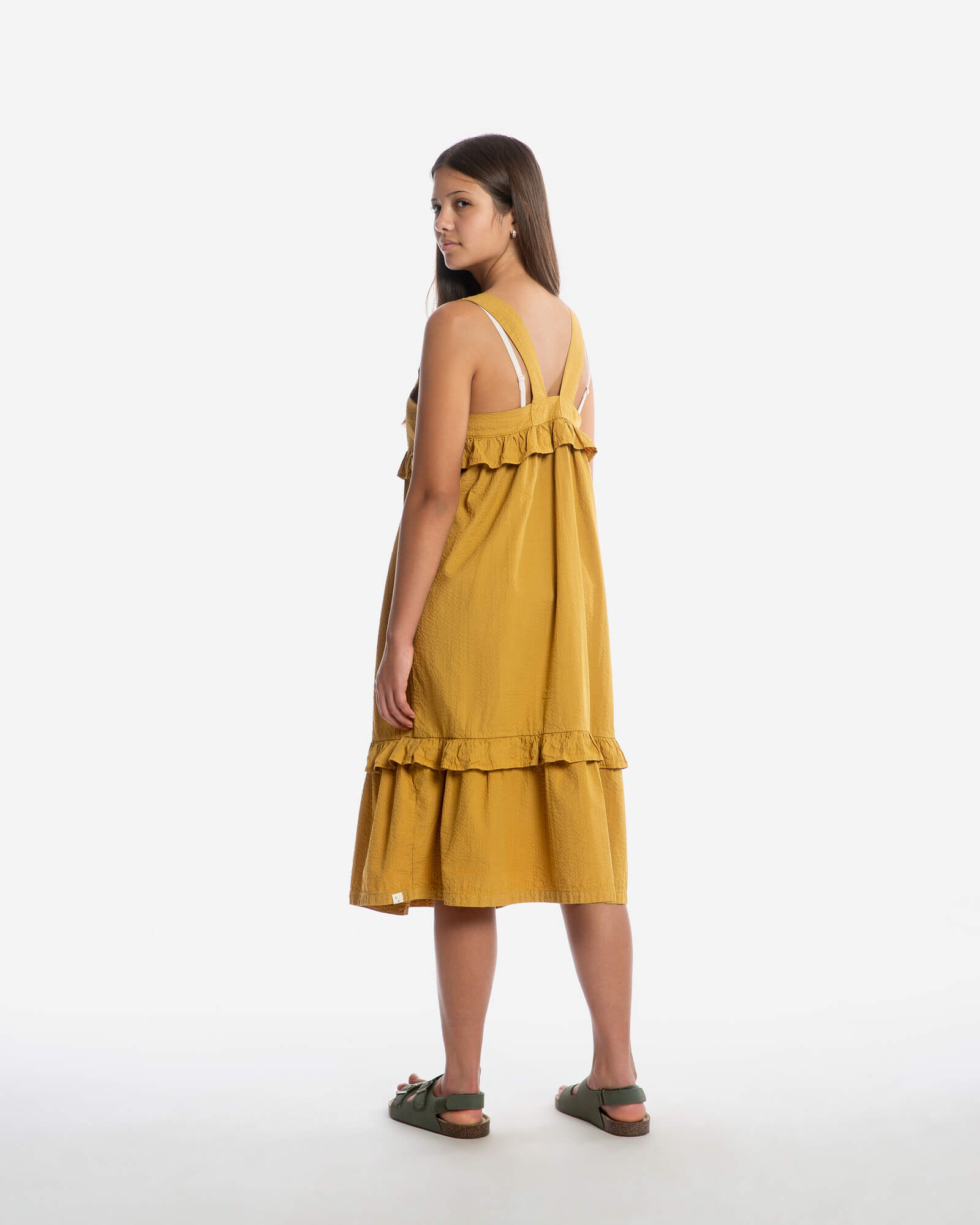 Frill Dress honey