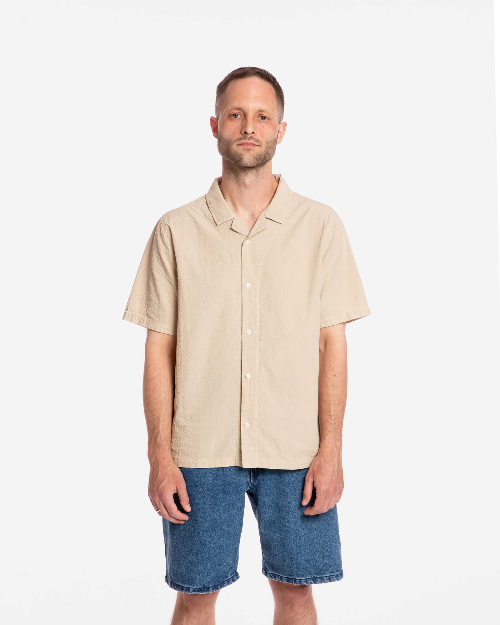 Bowling Shirt sand