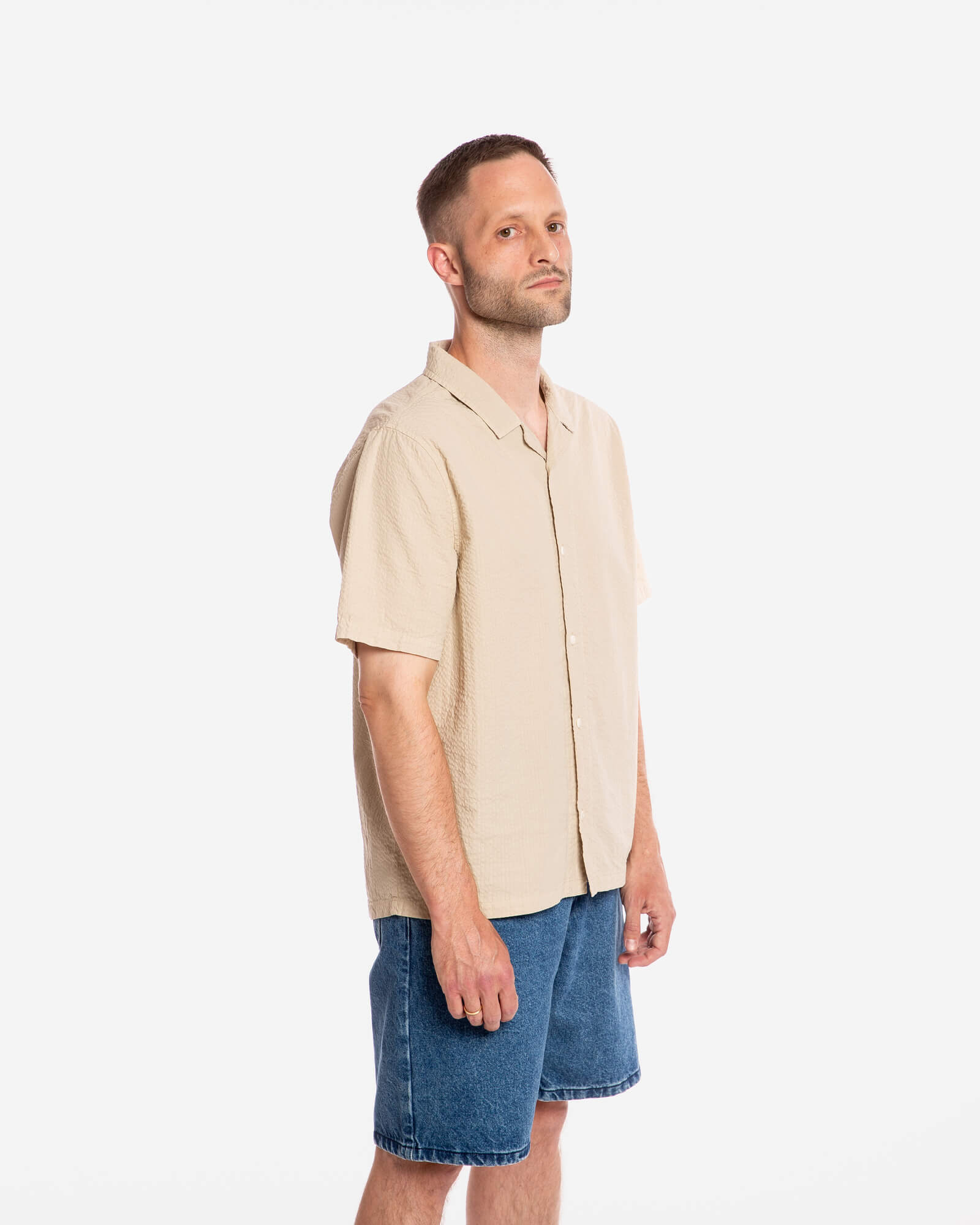 Bowling Shirt sand