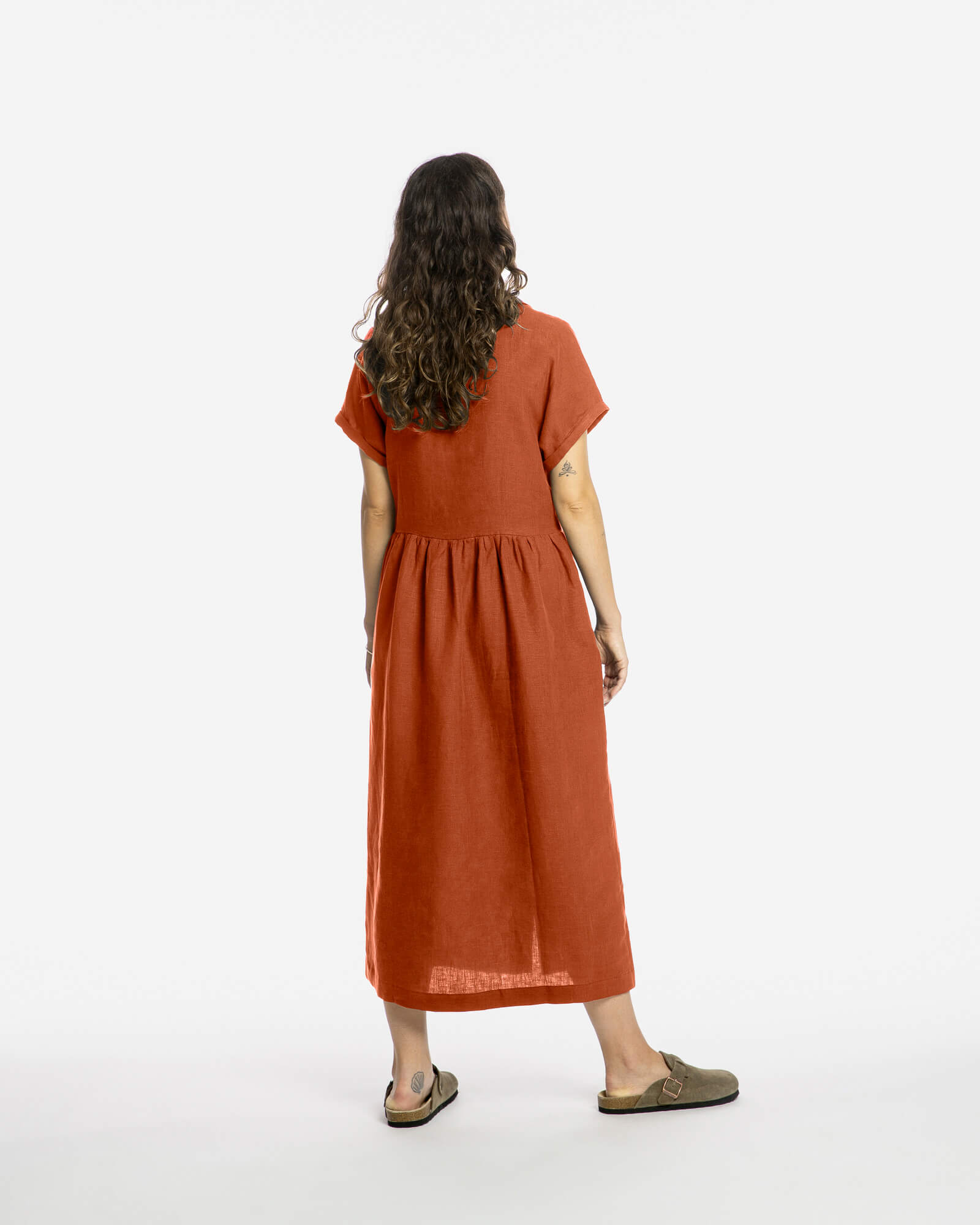 Collared Dress rooibos