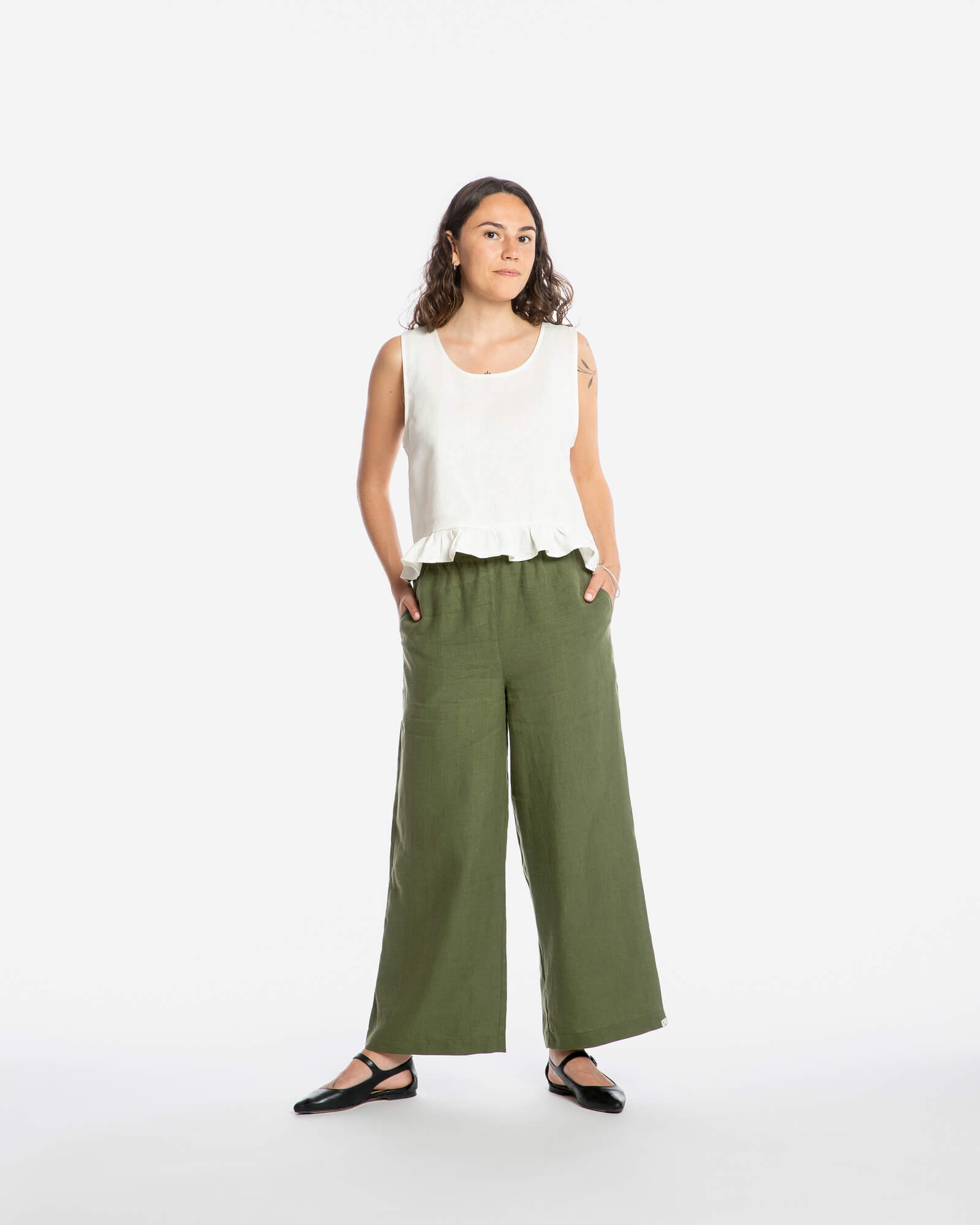Culotte olive