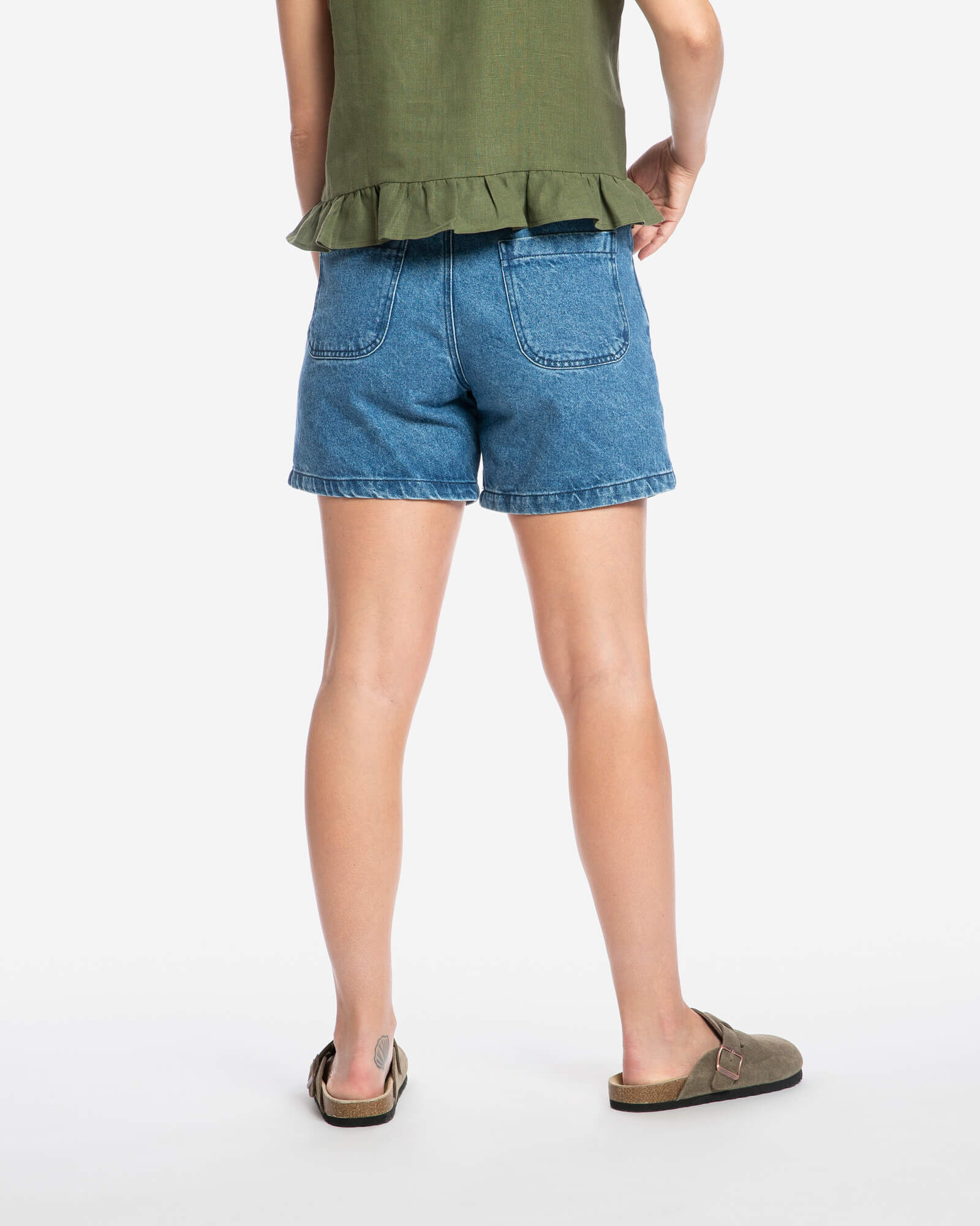 Denim Shorts mid blue