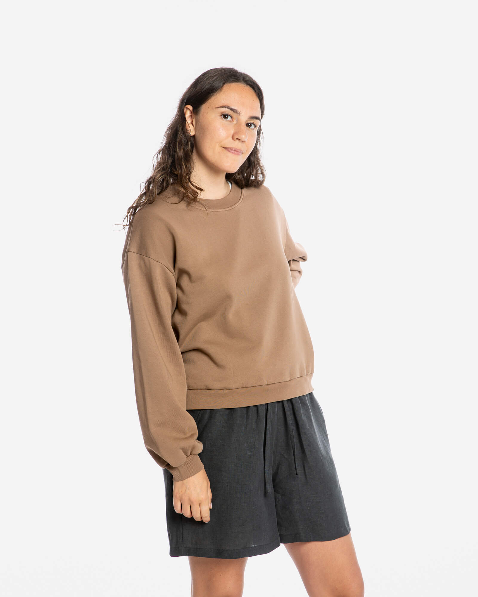 Light Sweatshirt cocoa