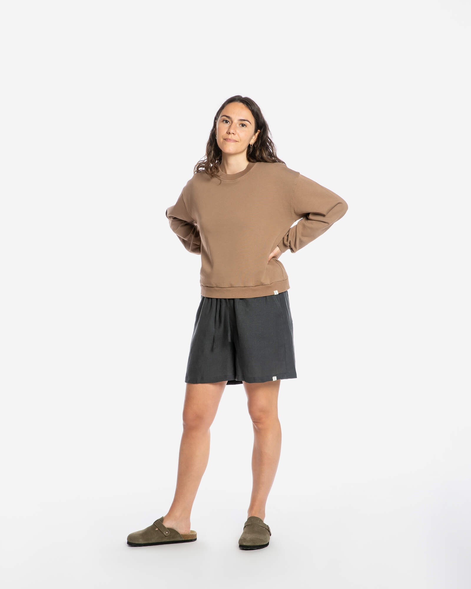 Light Sweatshirt cocoa