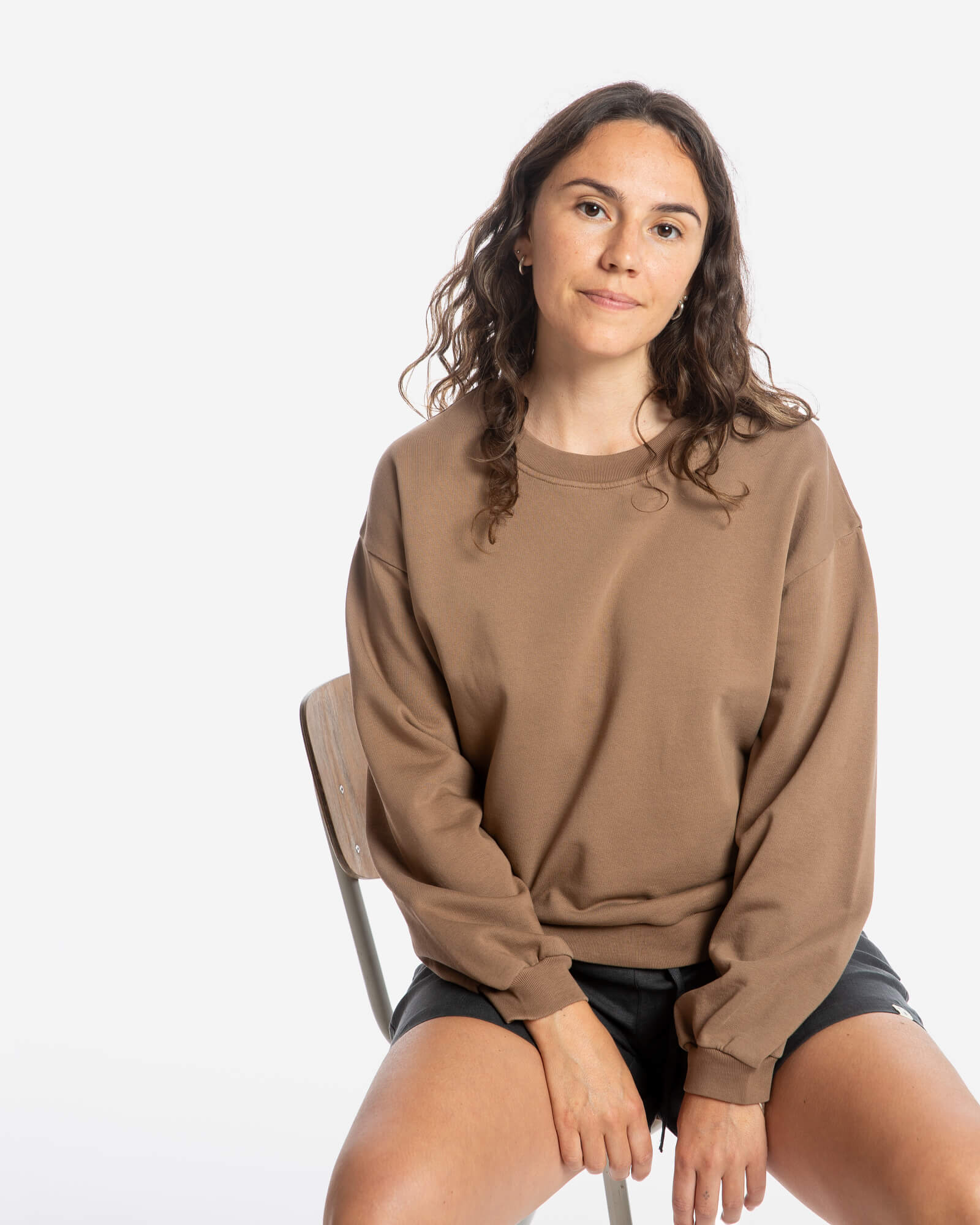 Light Sweatshirt cocoa