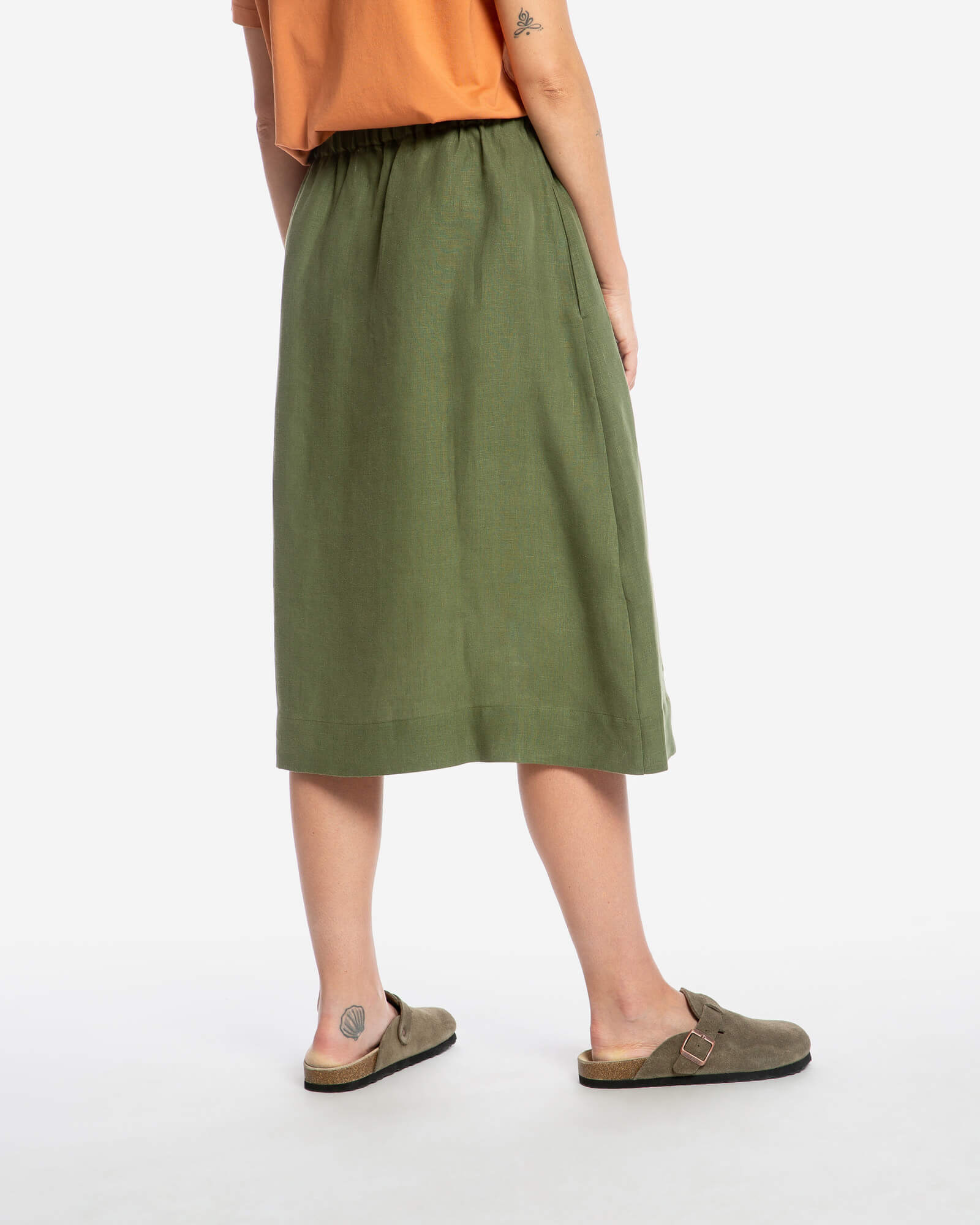 Midi Skirt olive