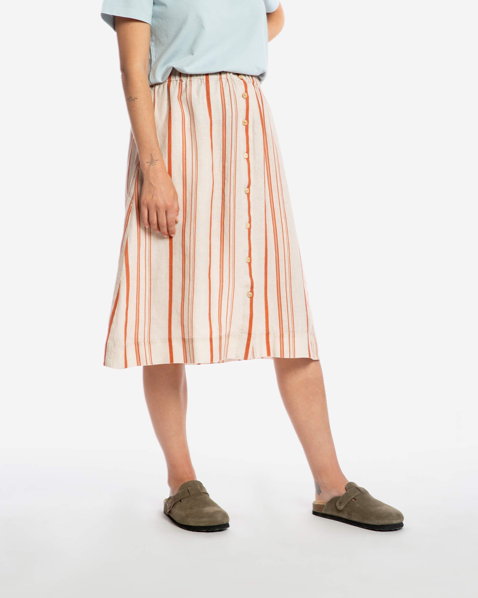 Midi Skirt striped