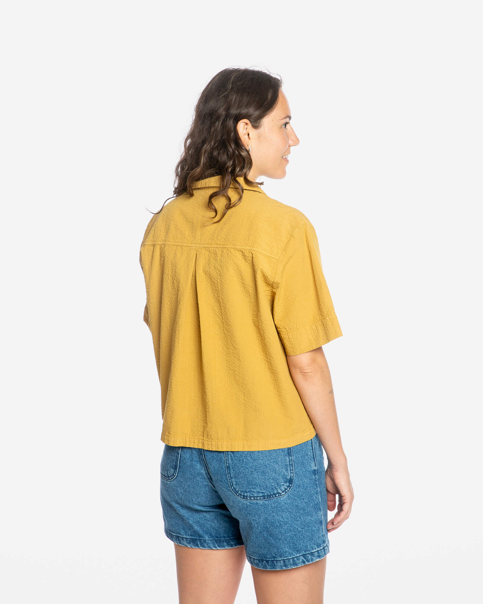 Seersucker Blouse honey