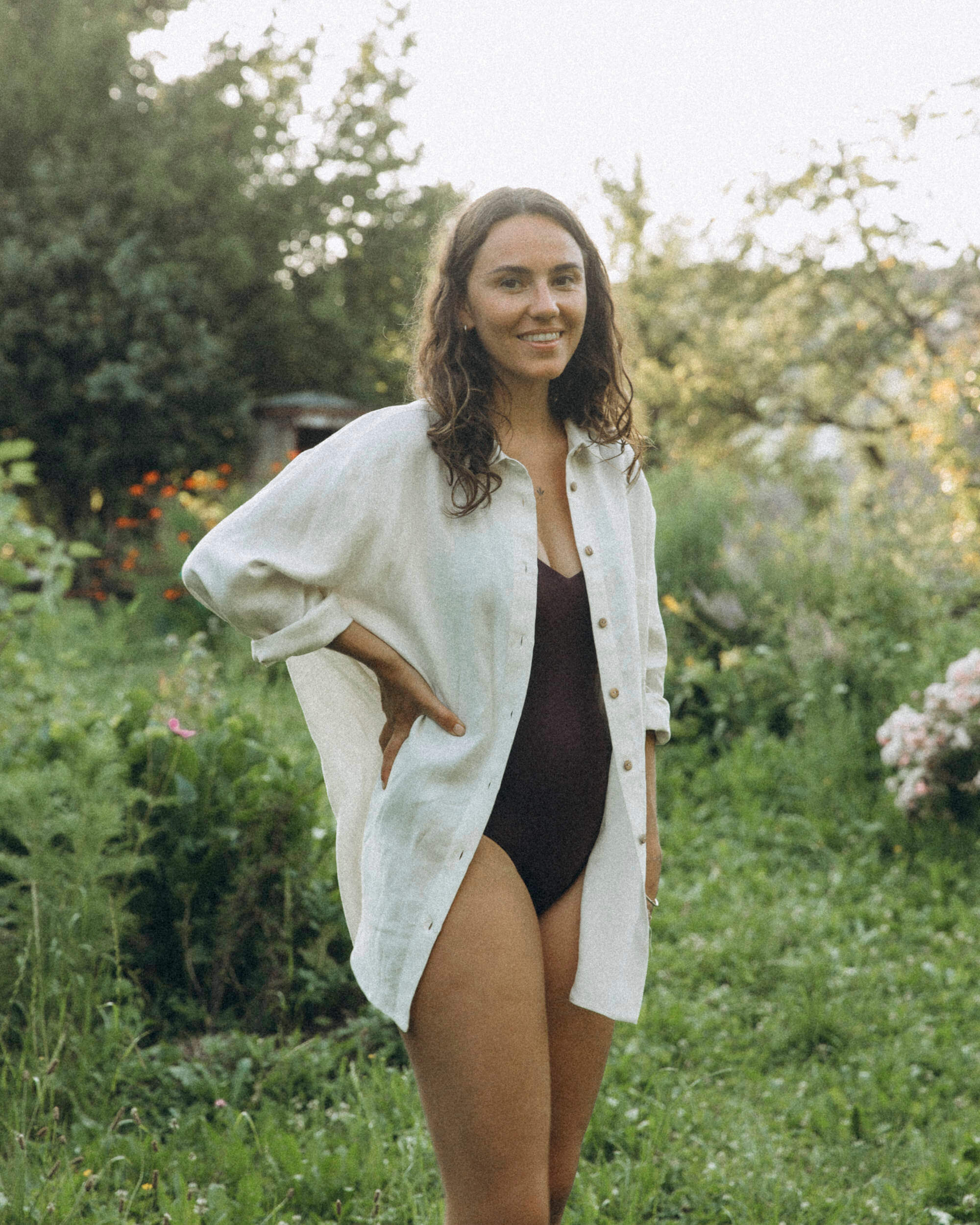 Linen Shirtblouse white
