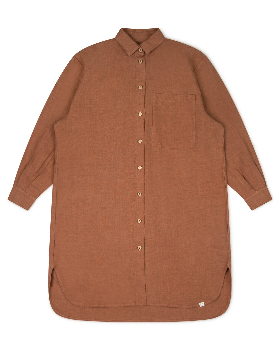 Shirtdress russet