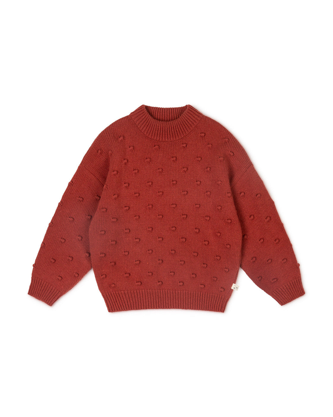 Bobble Sweater Kids oxide red