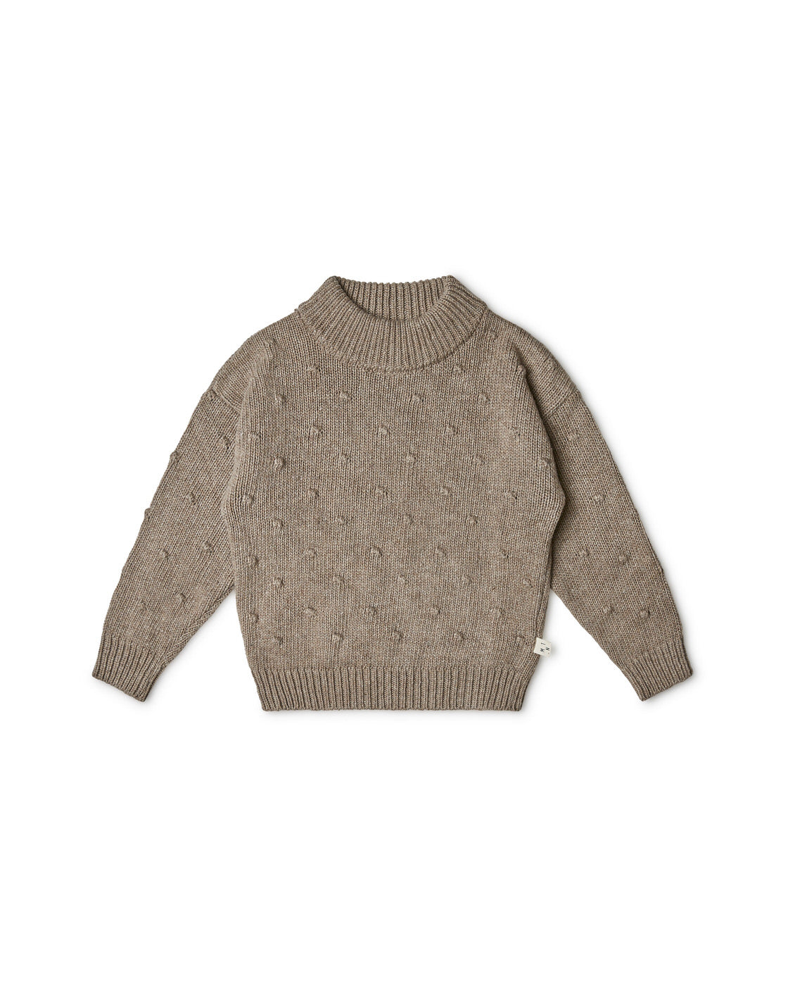 Bobble Sweater Kids taupe