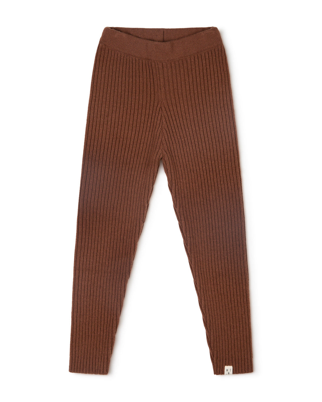 Rib Knit Leggings tabacco