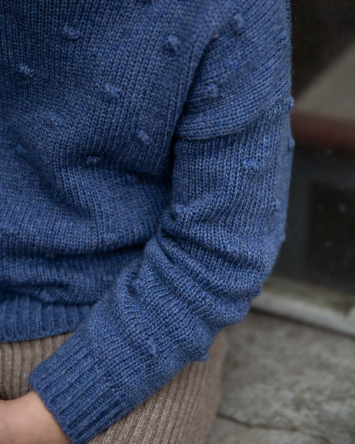 Bobble Sweater Kids thunder blue