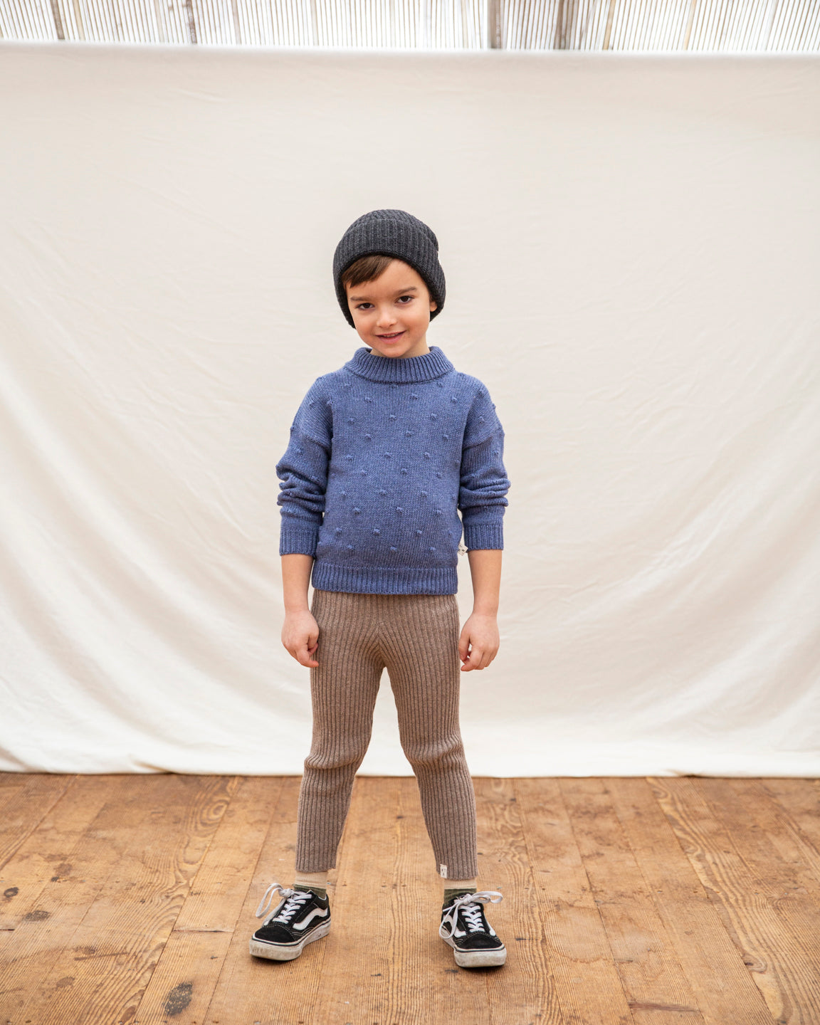 Bobble Sweater Kids thunder blue