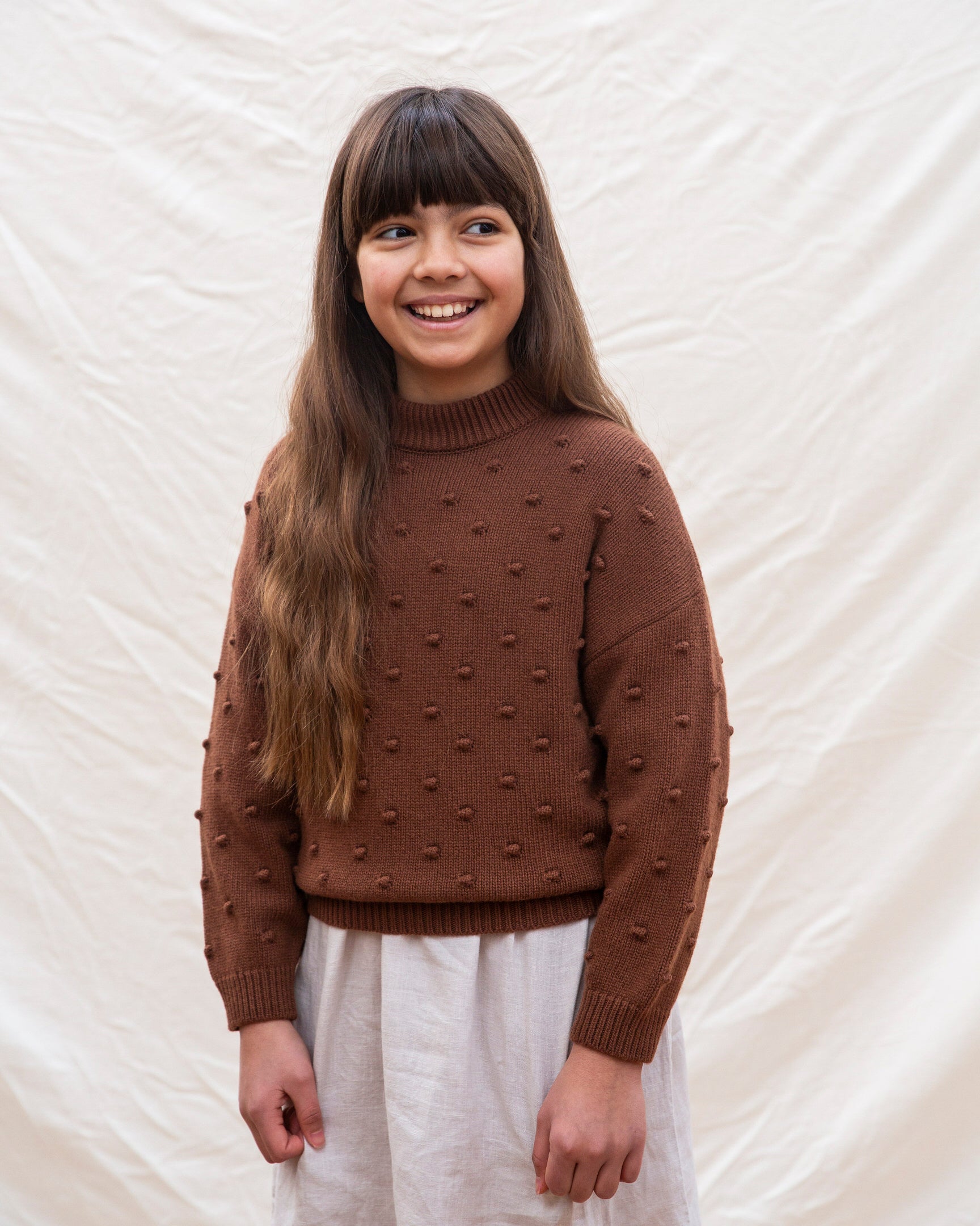 Juna Sweater Kids tabacco