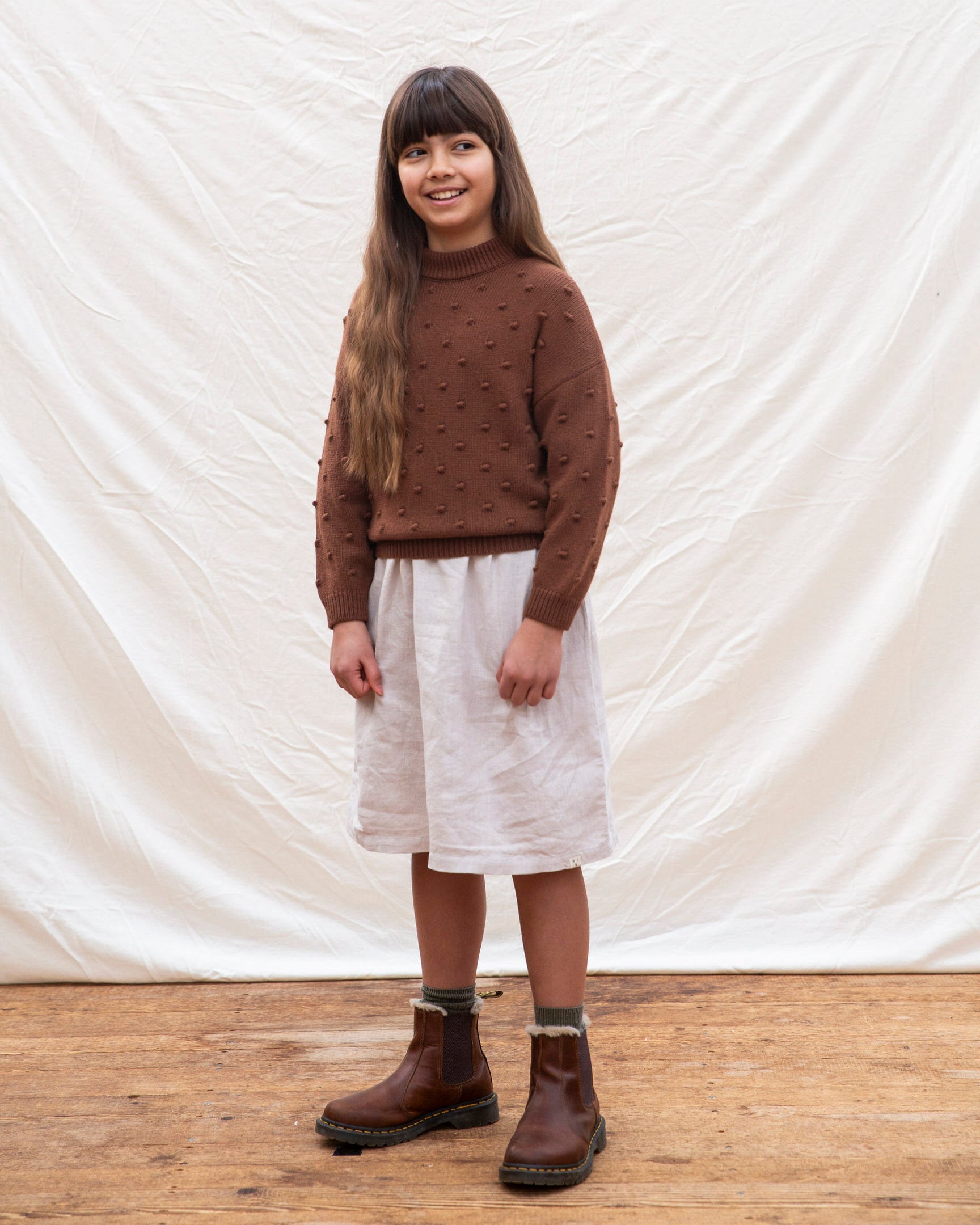 Juna Sweater Kids tabacco