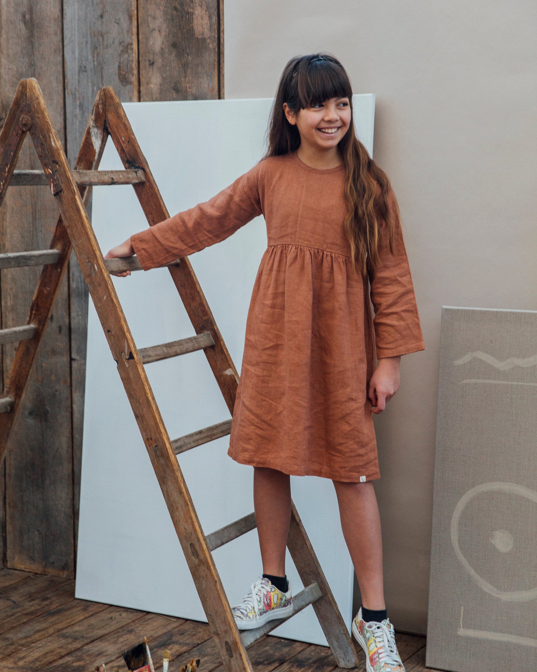 Lovis Dress russet