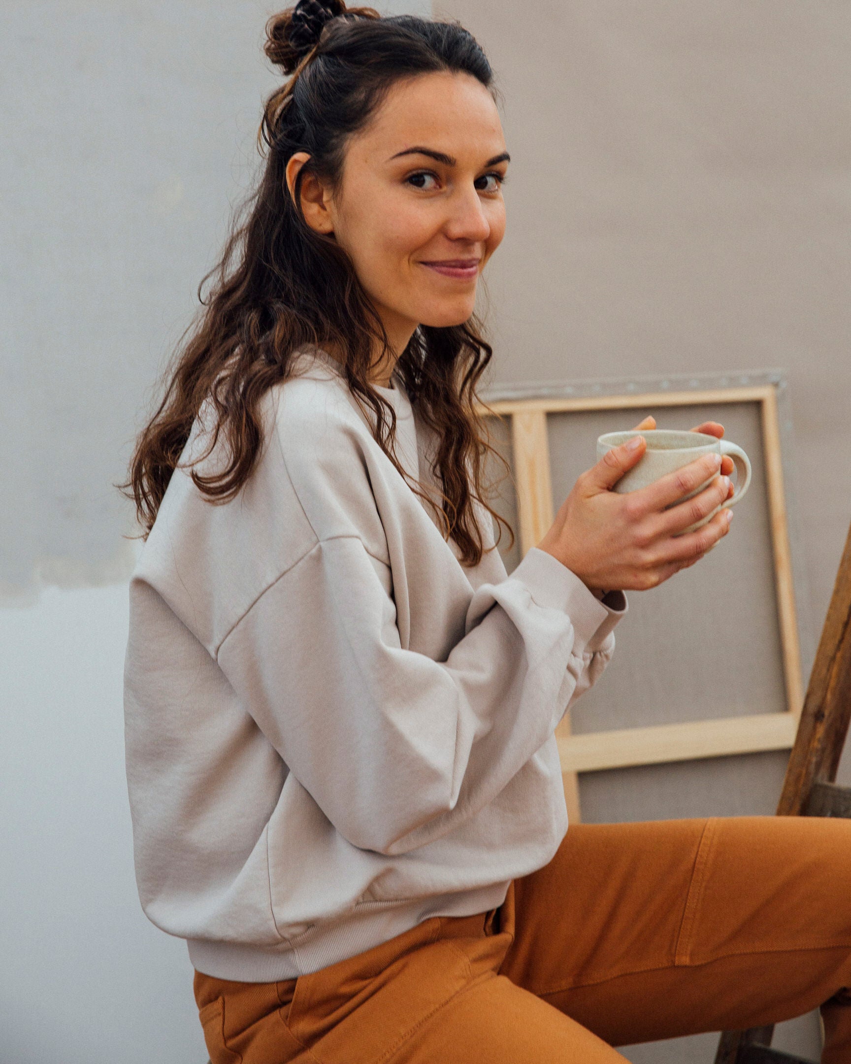 Light Sweatshirt pale clay