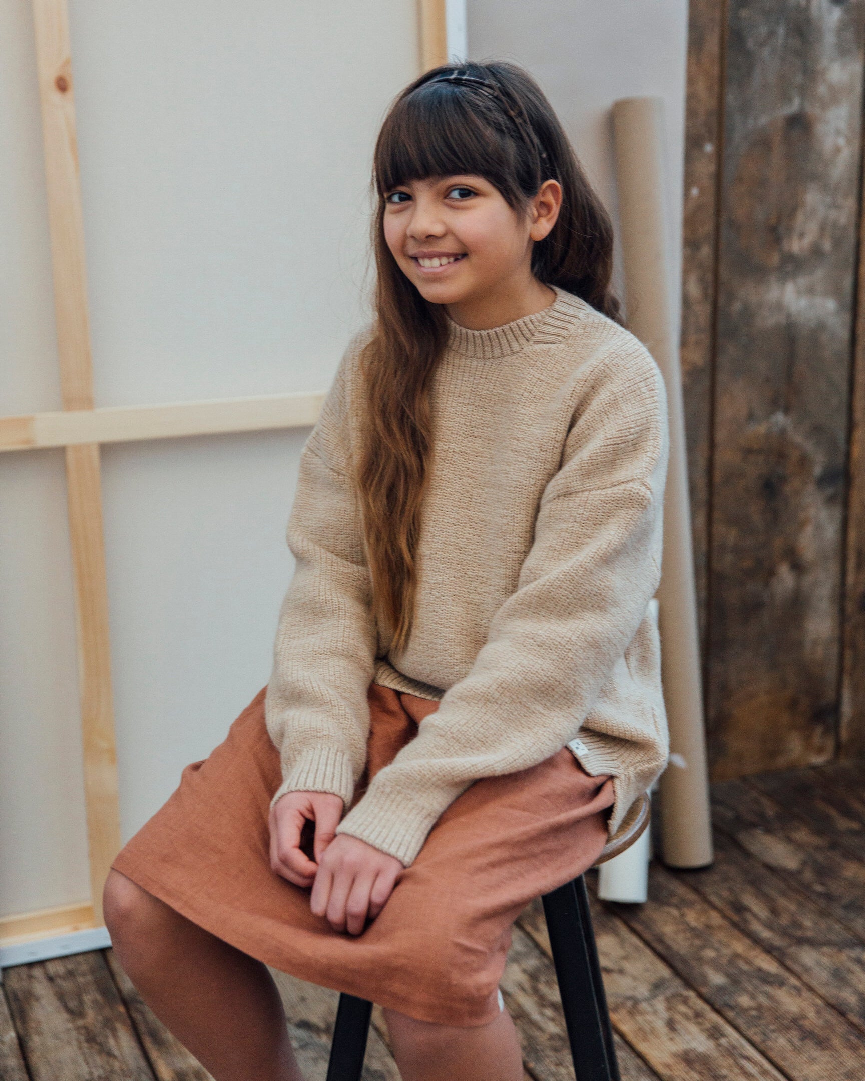 Natural Luxe Sweater camel