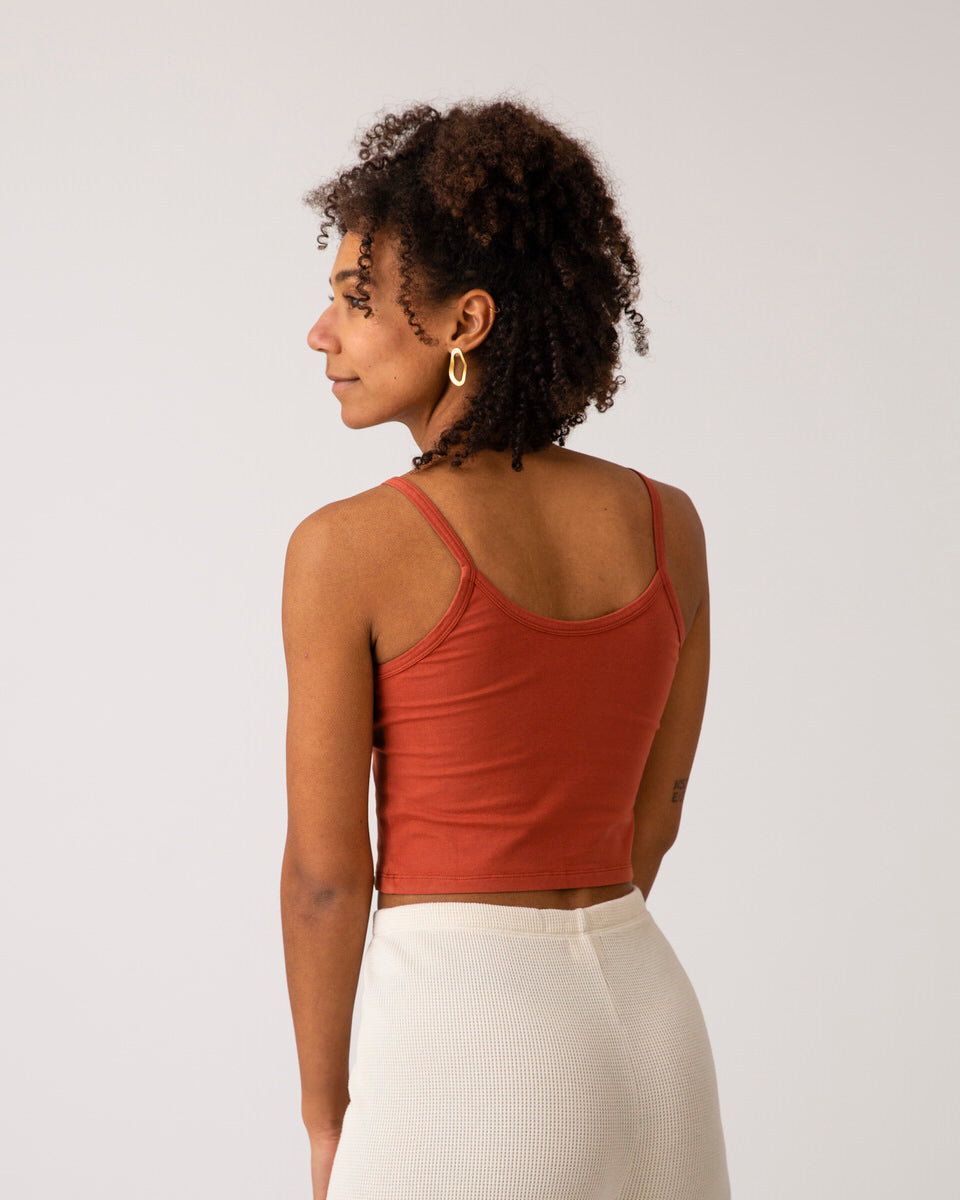 Basic Crop Top rooibos