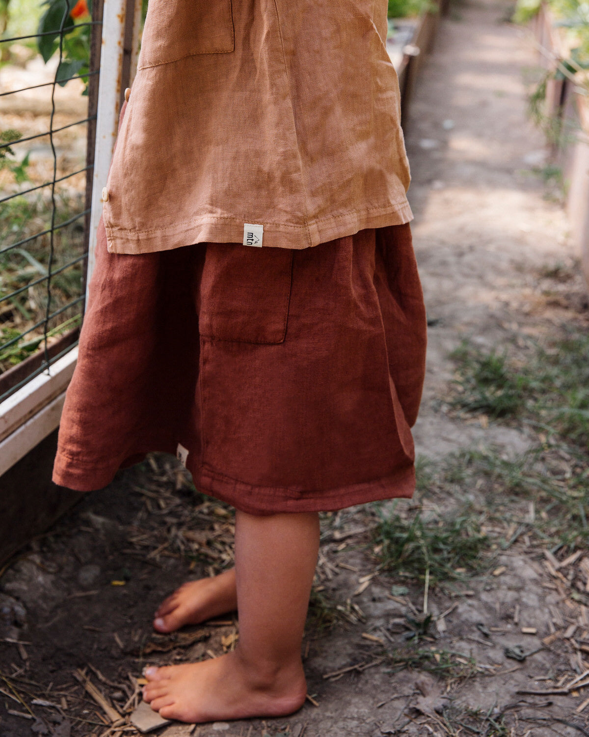 Oversized Dress tan/striped