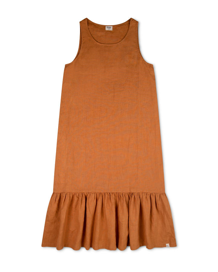 Frill Dress rust