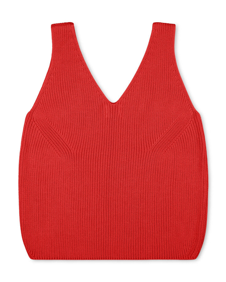 Knit Top poppy
