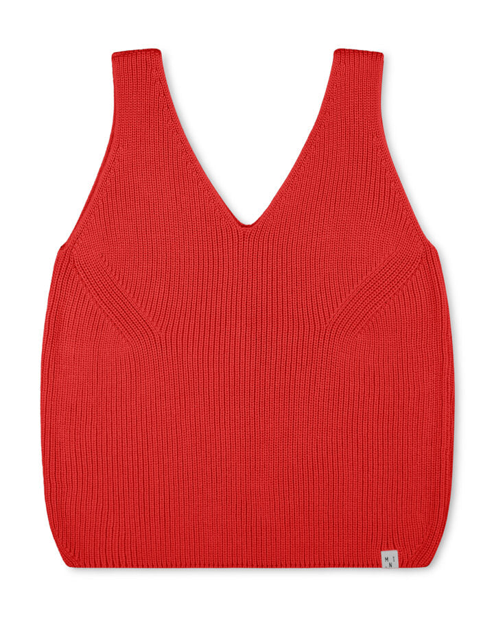Knit Top poppy