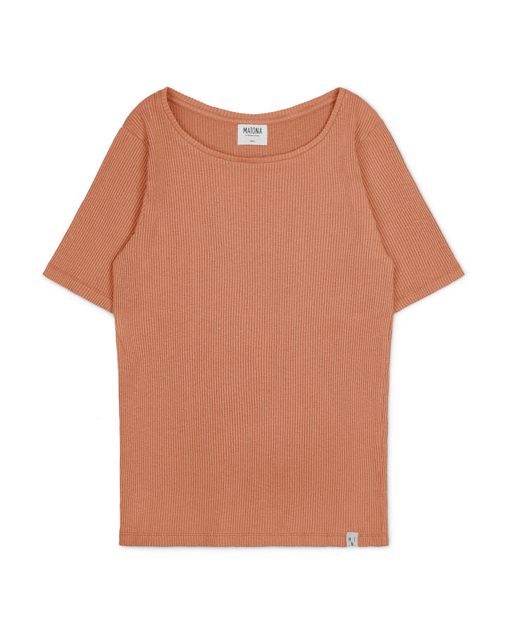 Rib T-Shirt sandstone
