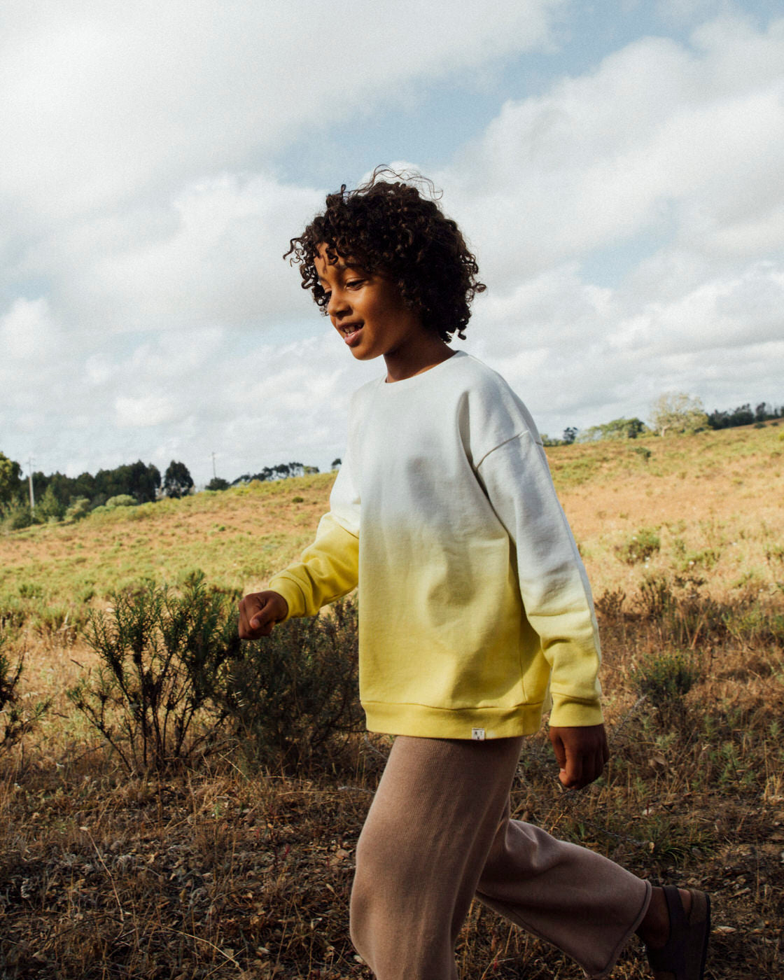 Crewneck Sweatshirt dip dye