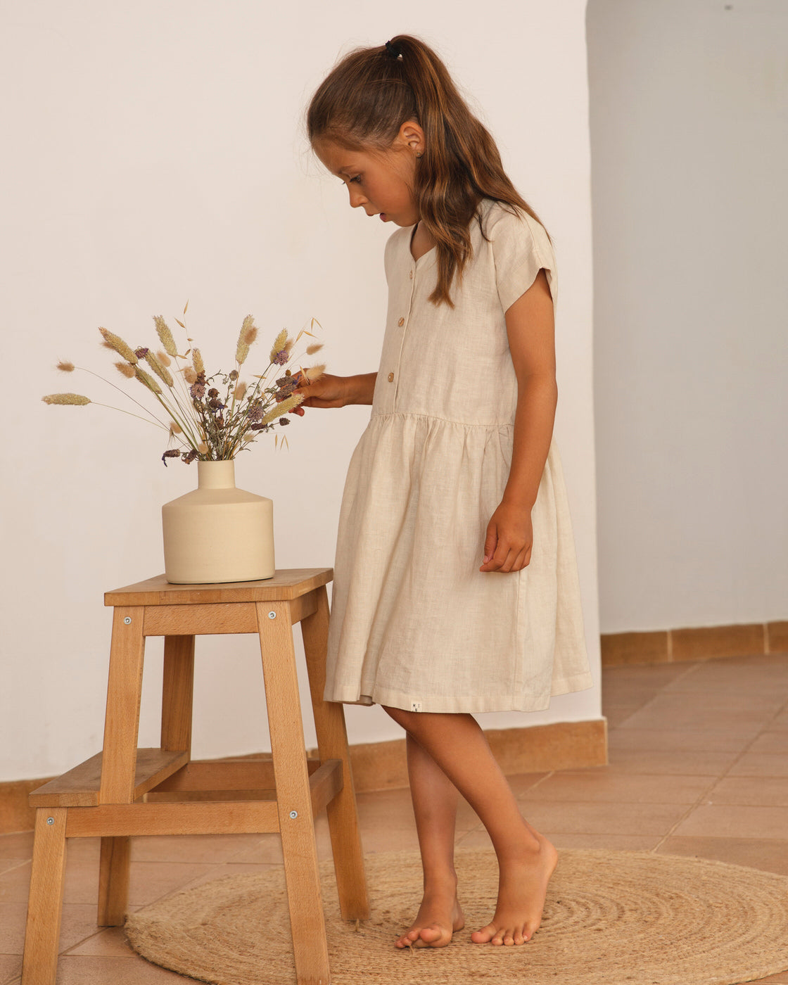 Simple Dress almond