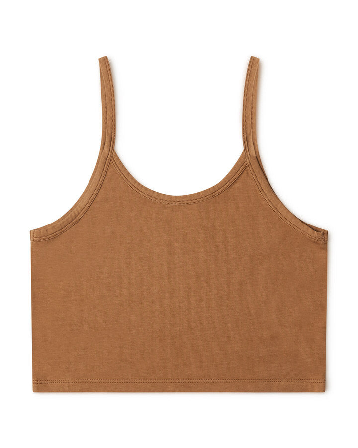 Basic Crop Top toffee
