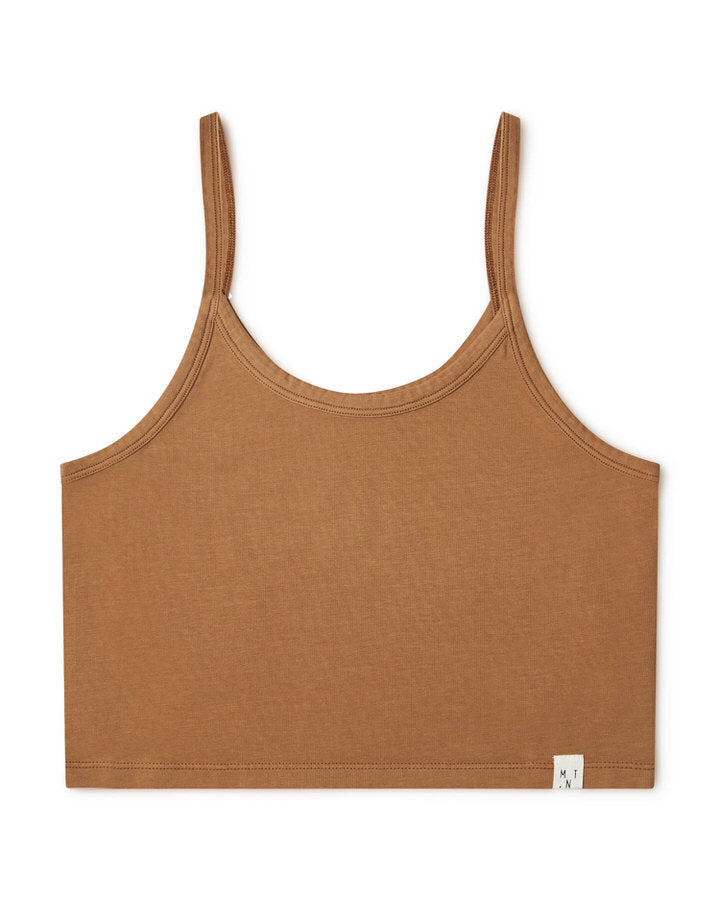 Basic Crop Top toffee