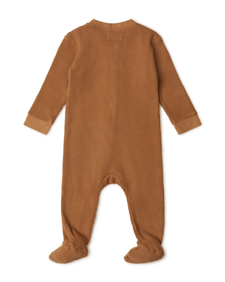 Basic Footed Pajama toffee