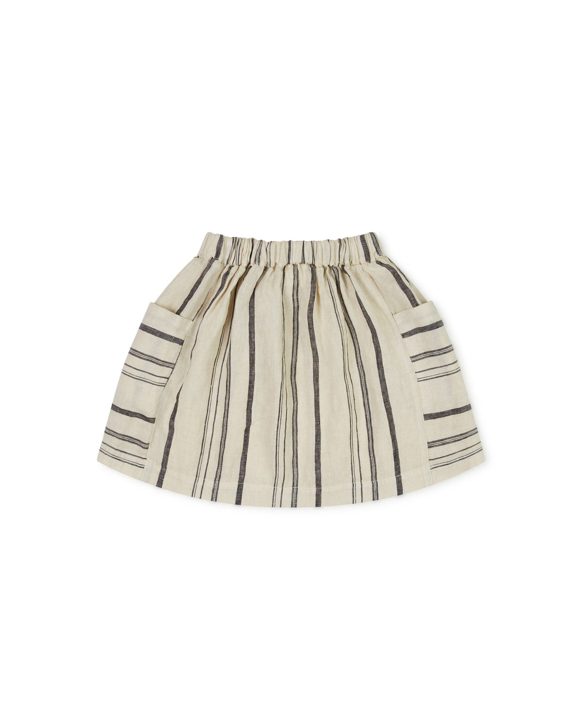 Pocket Skirt beige/striped