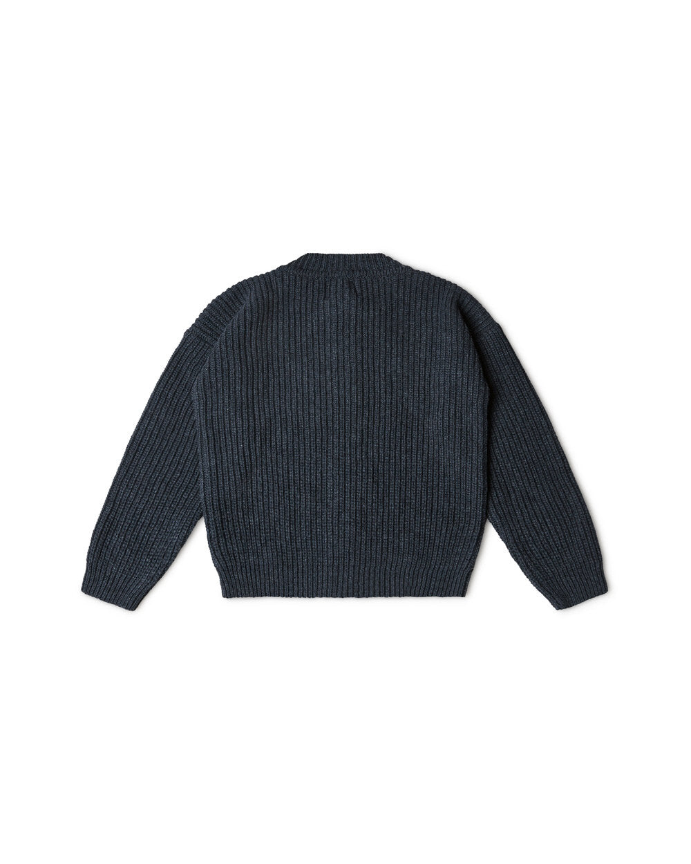 Round Neck Cardigan anthracite