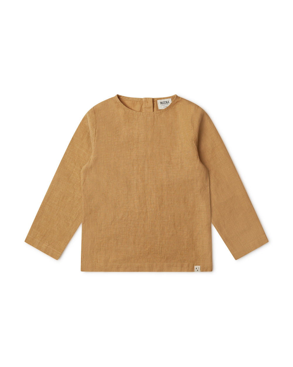 Longsleeve Linen Top honey