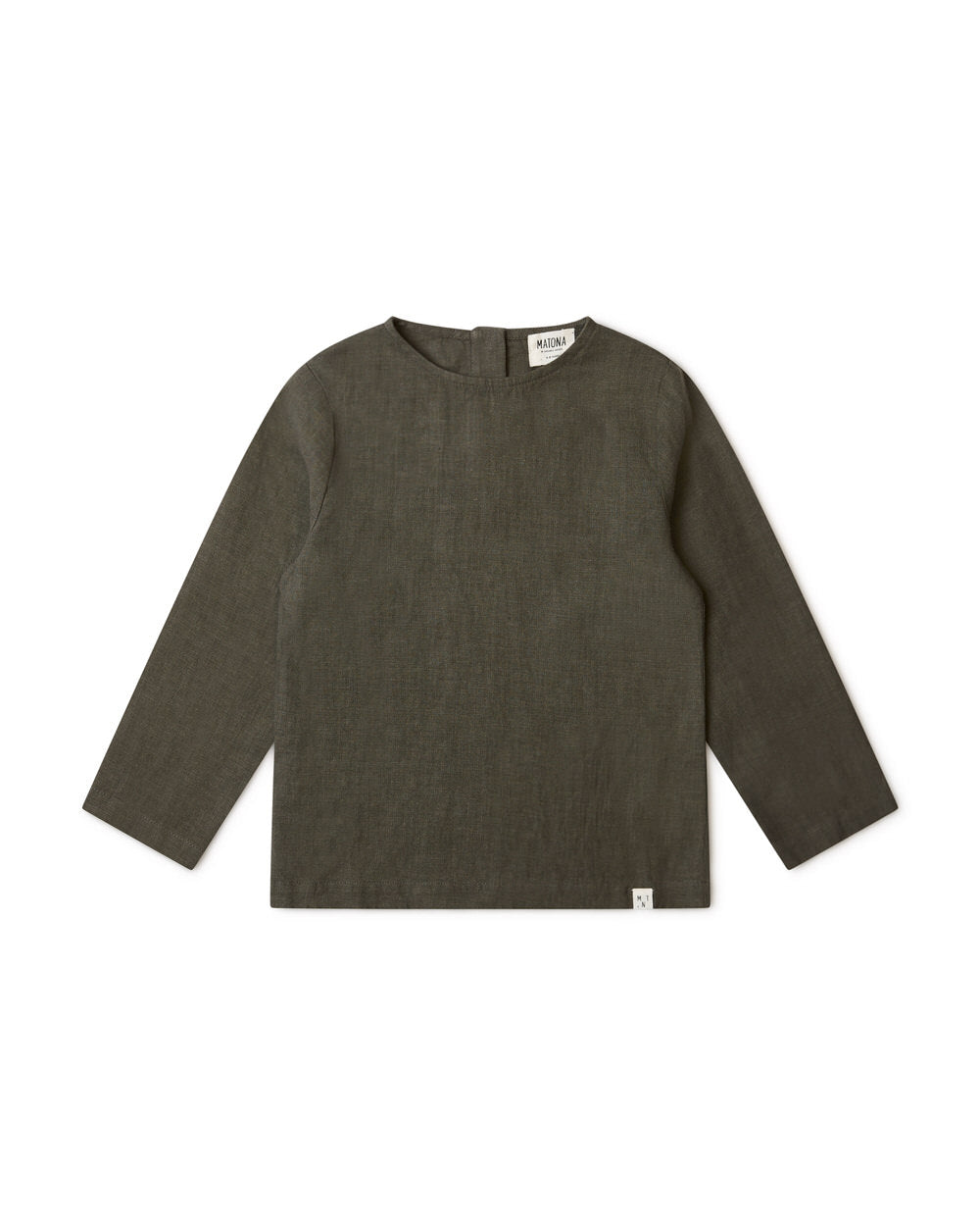 Longsleeve Linen Top pine