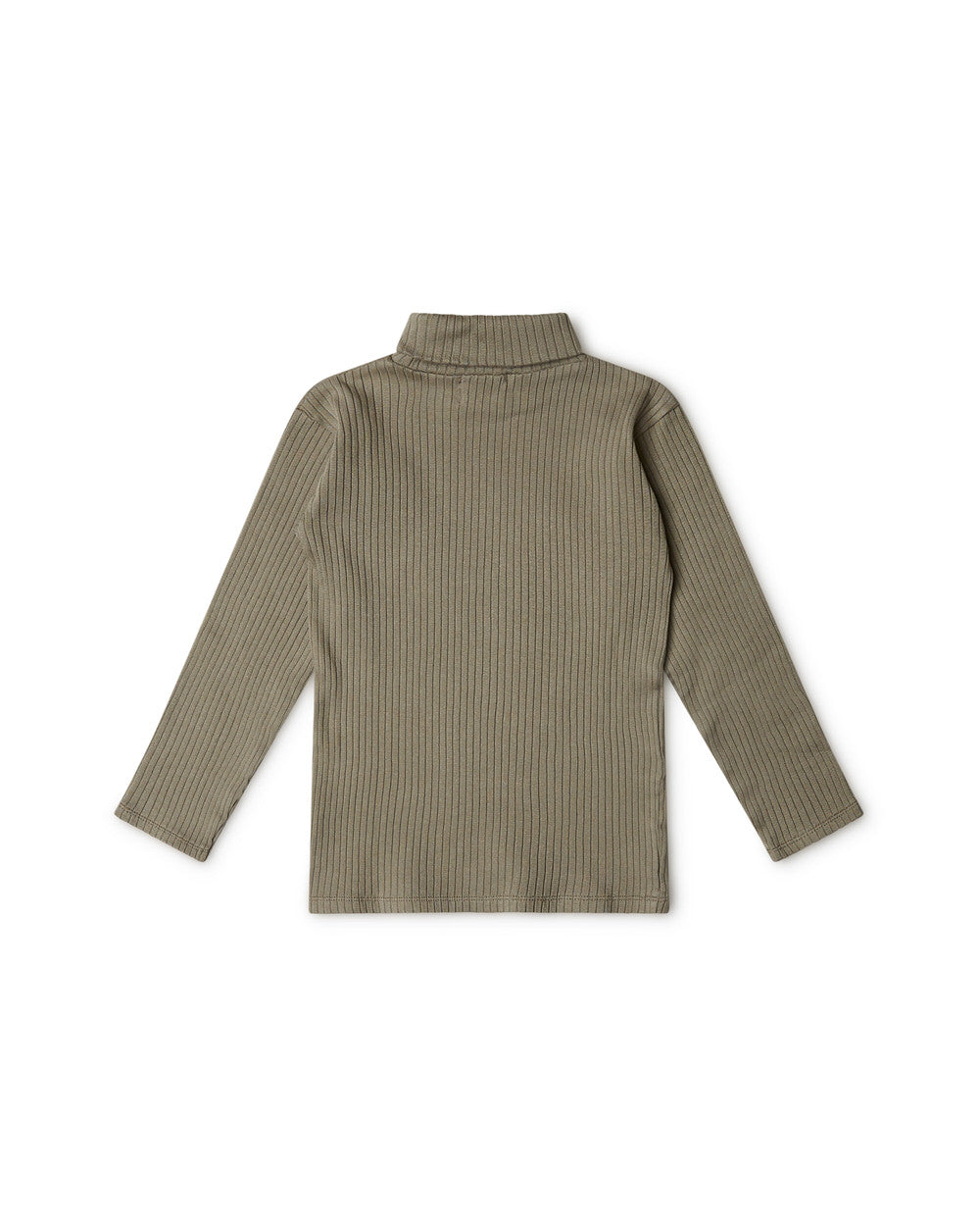 Ribbed Turtleneck olive