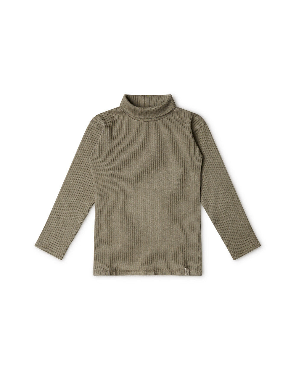 Ribbed Turtleneck olive