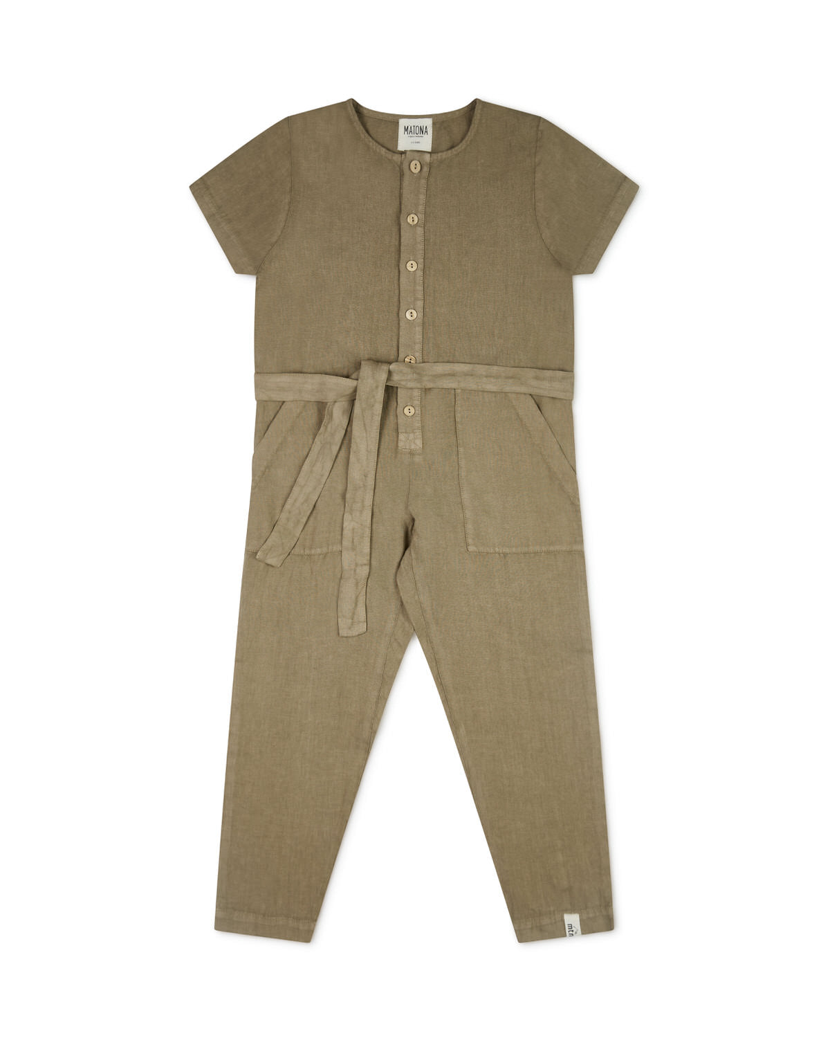 Short-Sleeved Overall clay