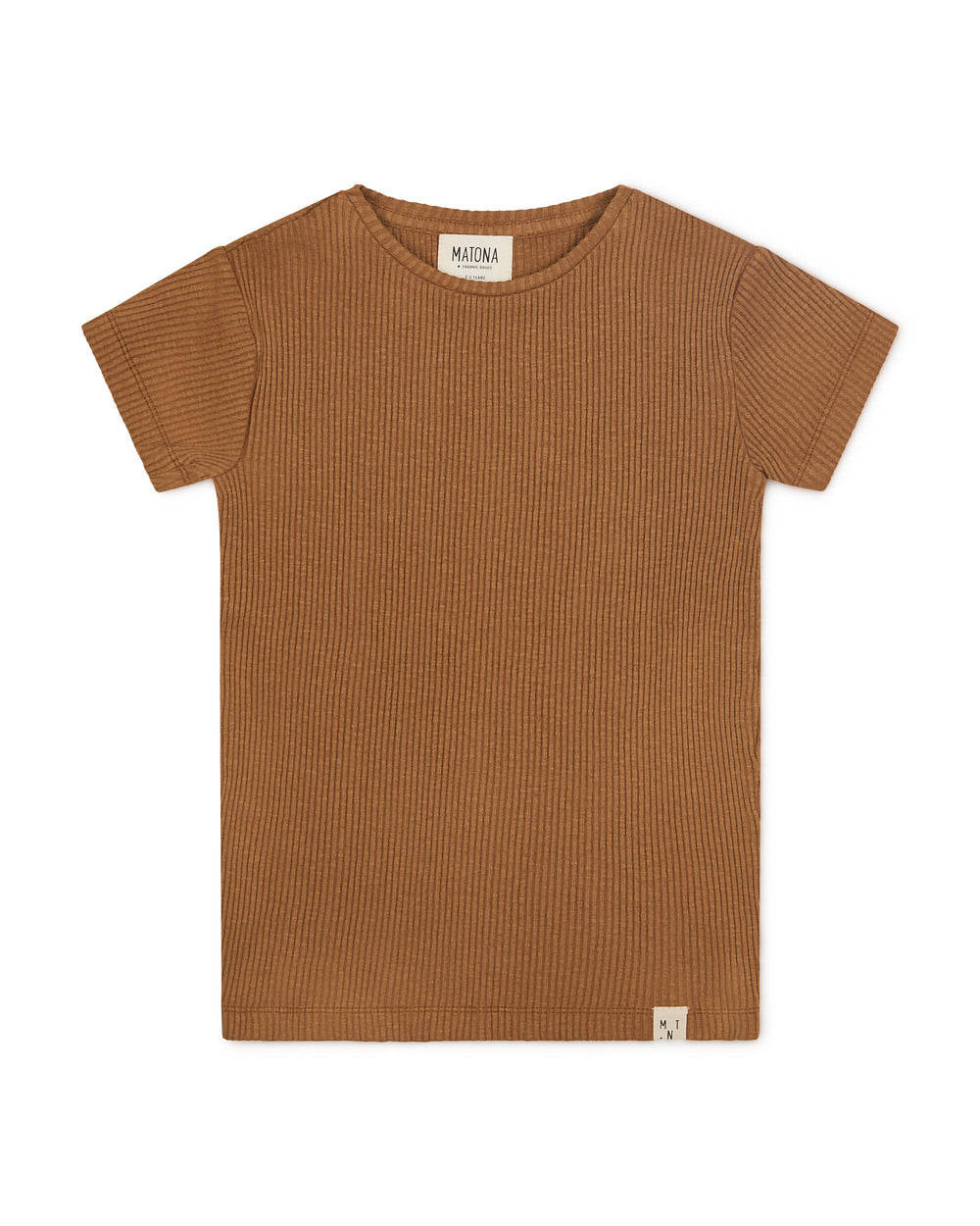 Rib Tee toffee