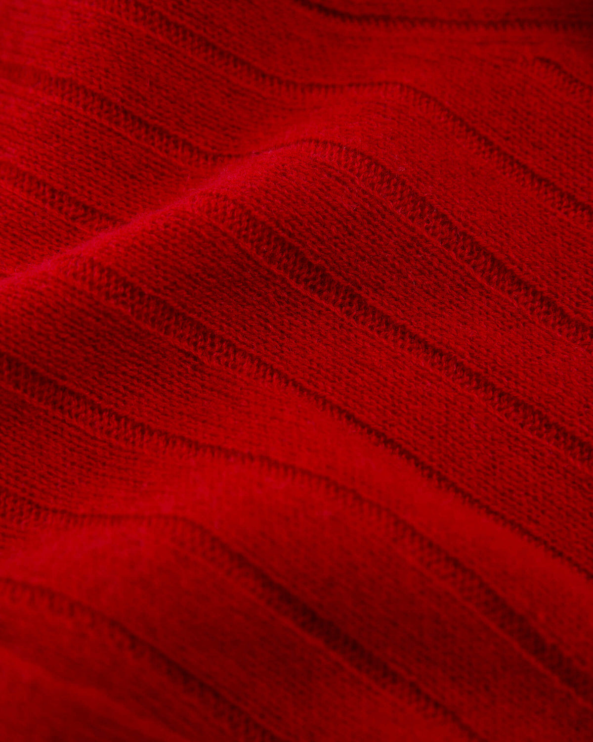 Collared Cardigan bright red