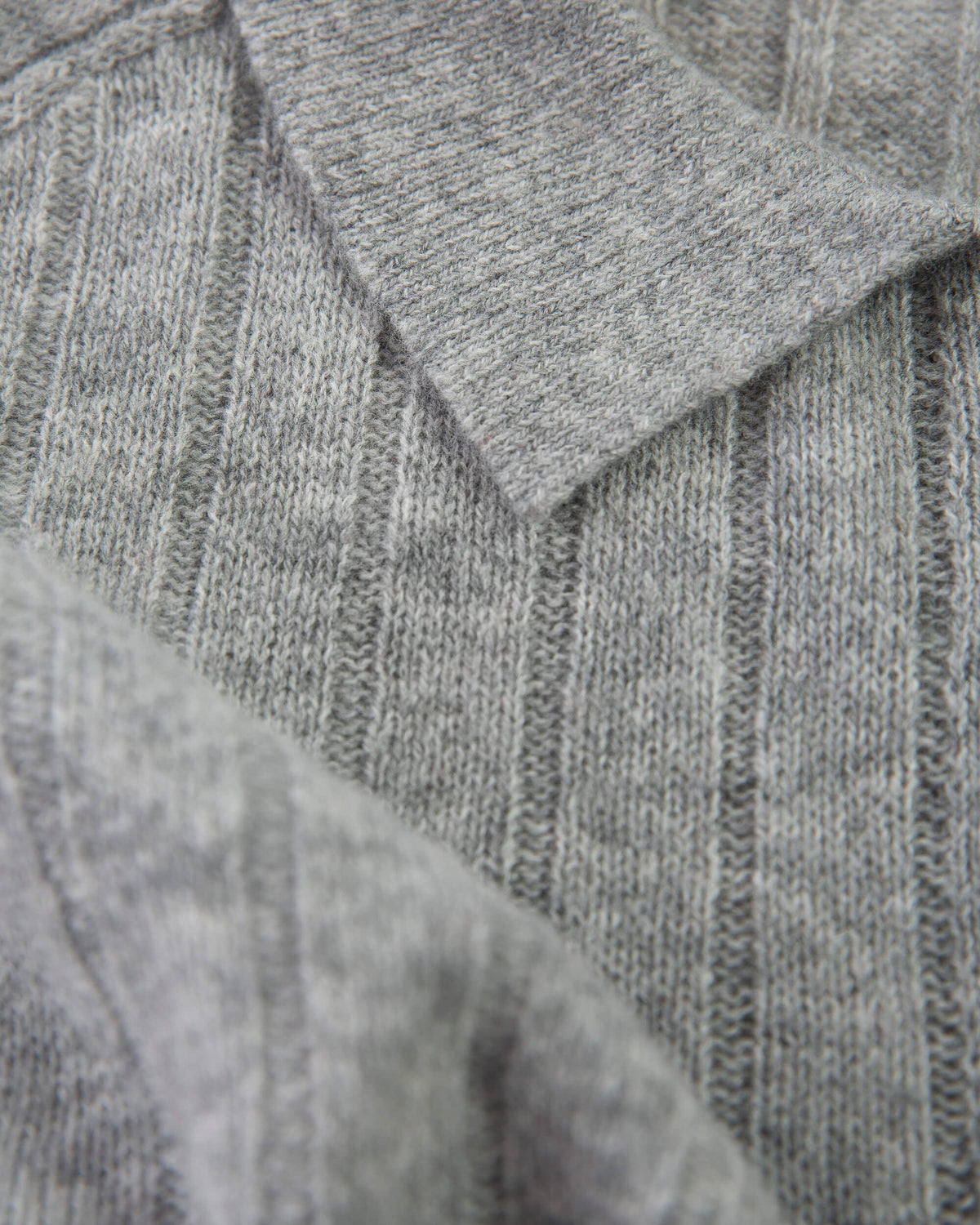 Collared Cardigan grey melange