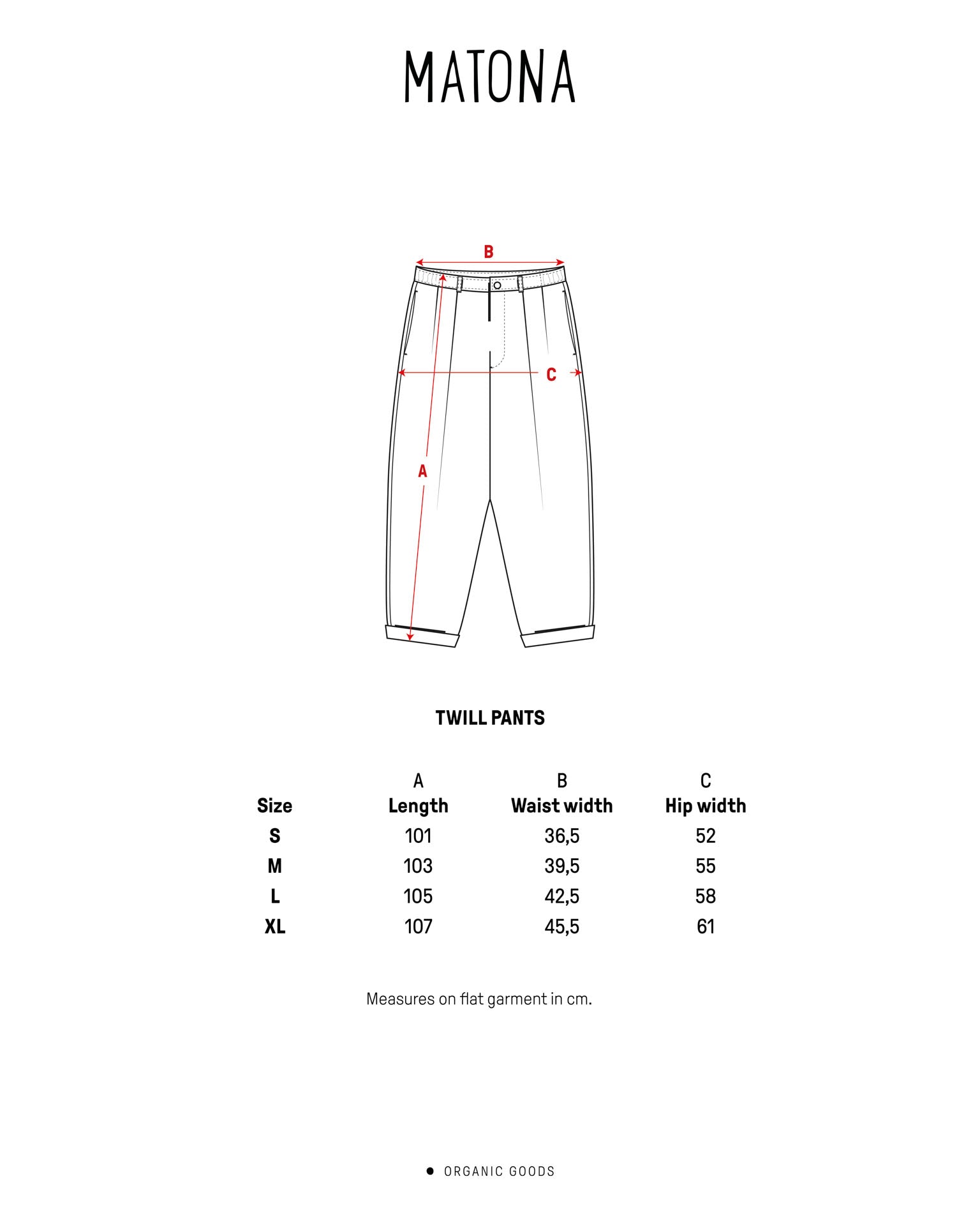 Twill Pants blue