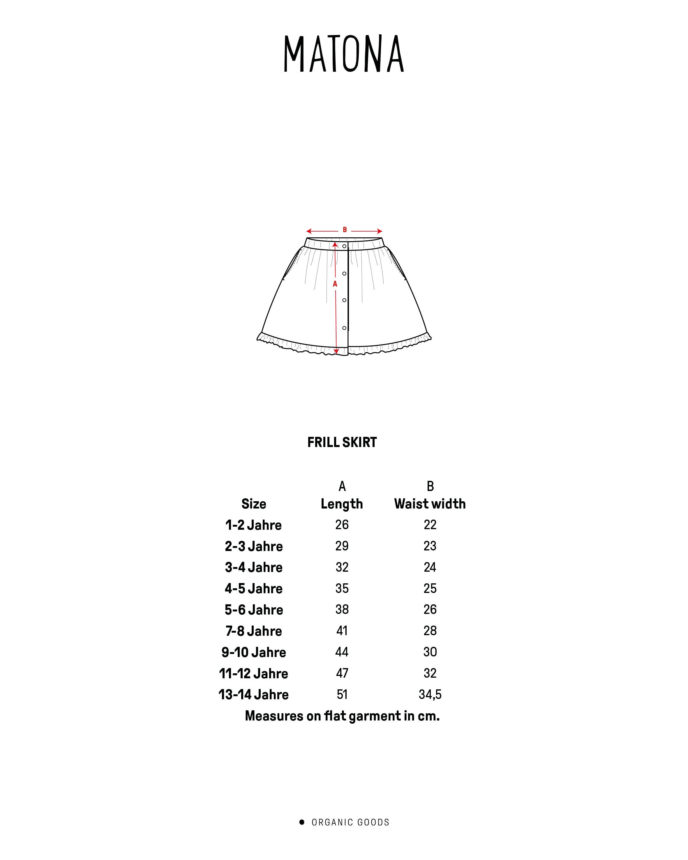 Frill Skirt striped