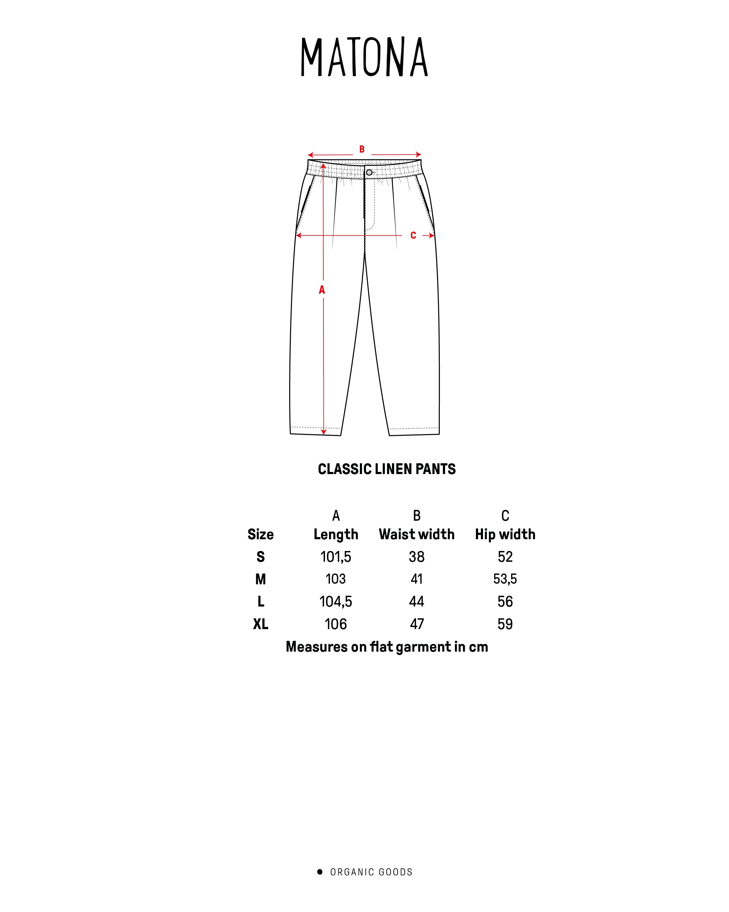 Classic Linen Pants olive