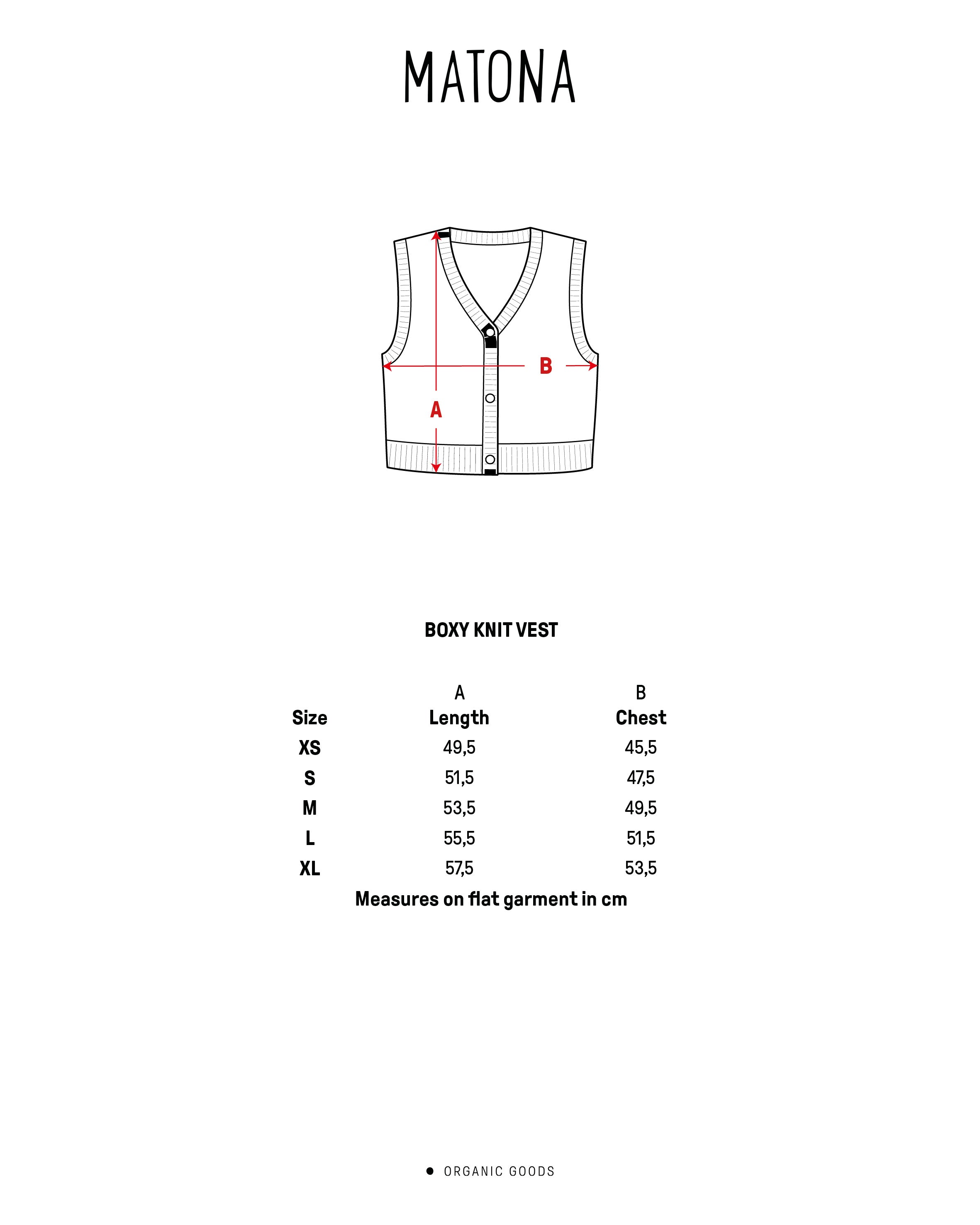 ナエ　boxy knit vest Boxy Knit Vest vanilla